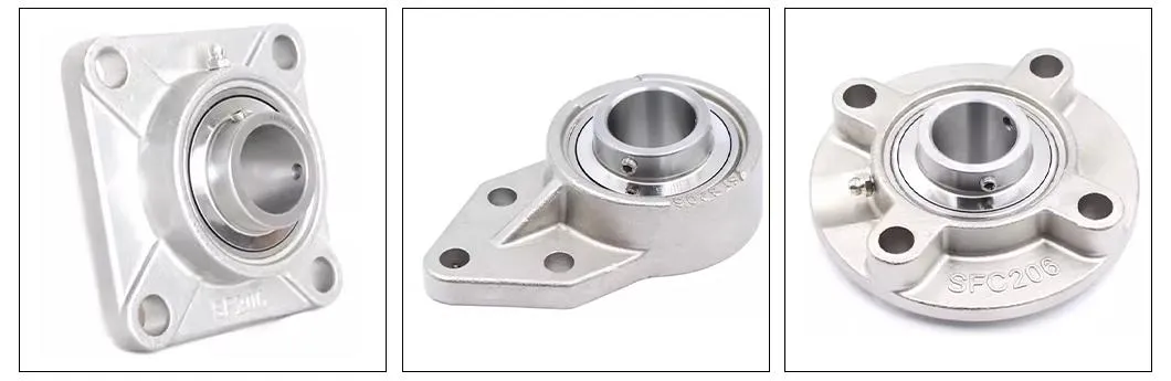 External Spherical Bearing with Good Wear Resistance Sucfc201 Sucfc202 Sucfc203 Sucfc Series Boss Round Seat Bearings High Quality Bearing