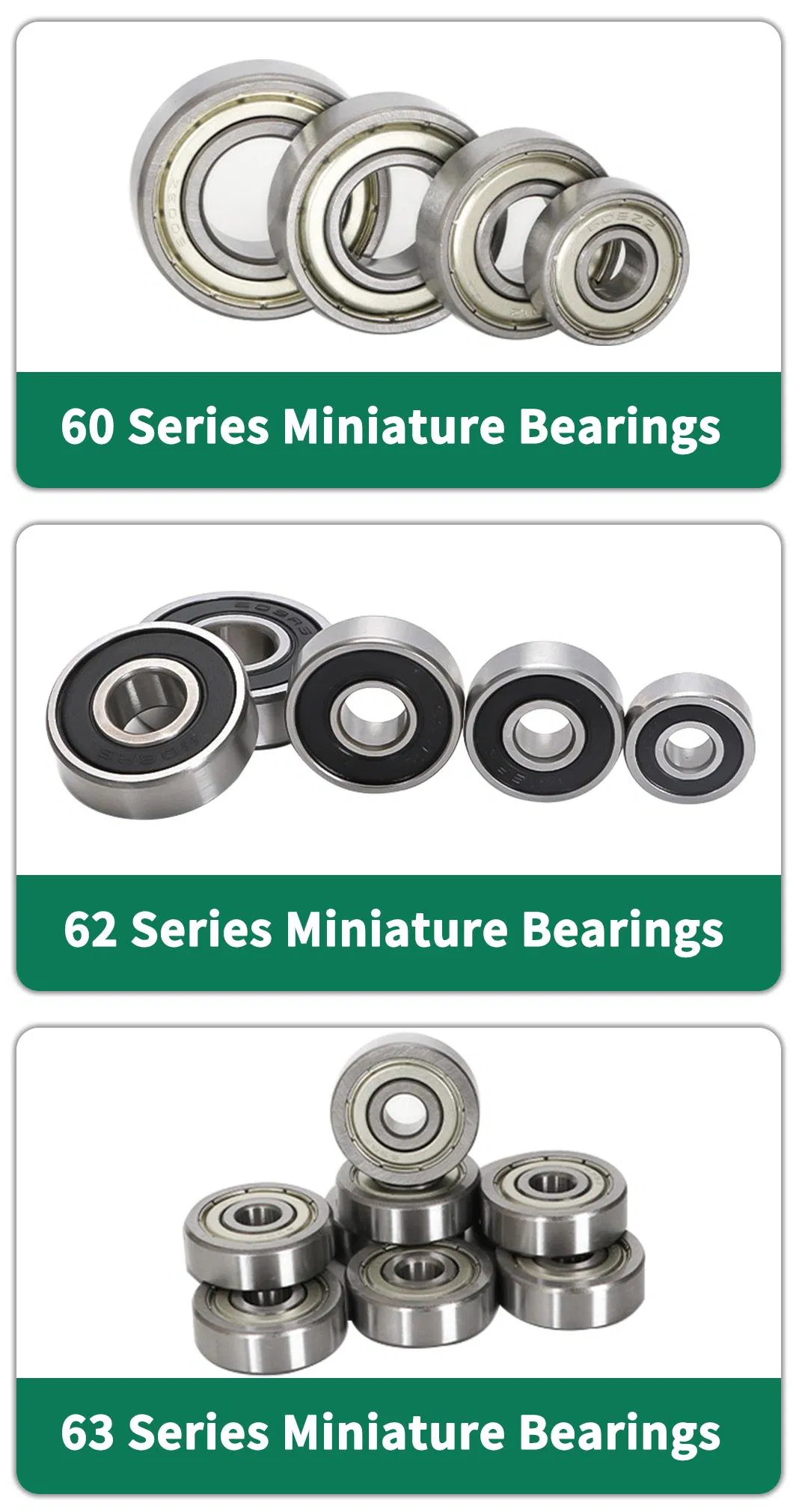 Auto Parts Processing Parts Industry Ball Bearing China Bearing Mf52-Zz Mf63-Zz Mf74-Zz Mf84-Zz Flanged Ball Bearing Micro Ball Bearing