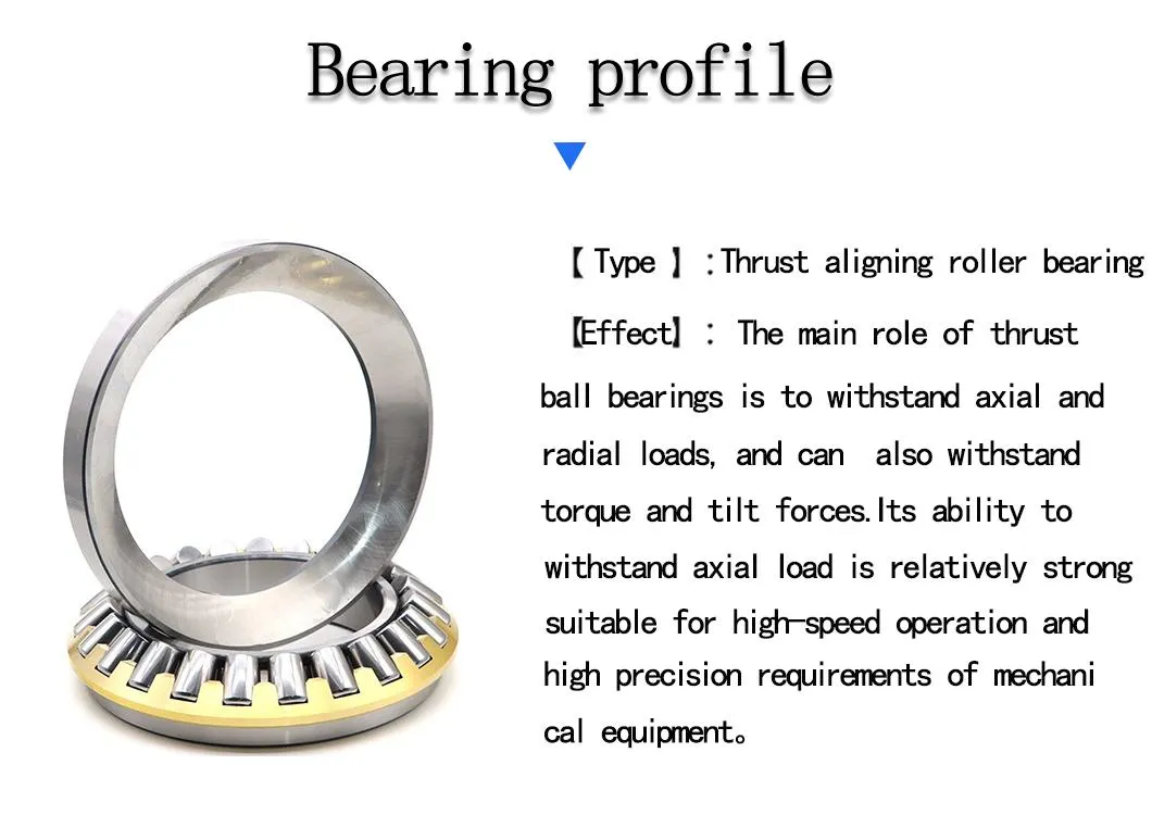 Thrust Aligning Roller Bearing High Quality and High Precision Mechanical Parts 29412m 29413m 29414m 29415m 29416m Roller Rolling Bearing High Speed Bearing