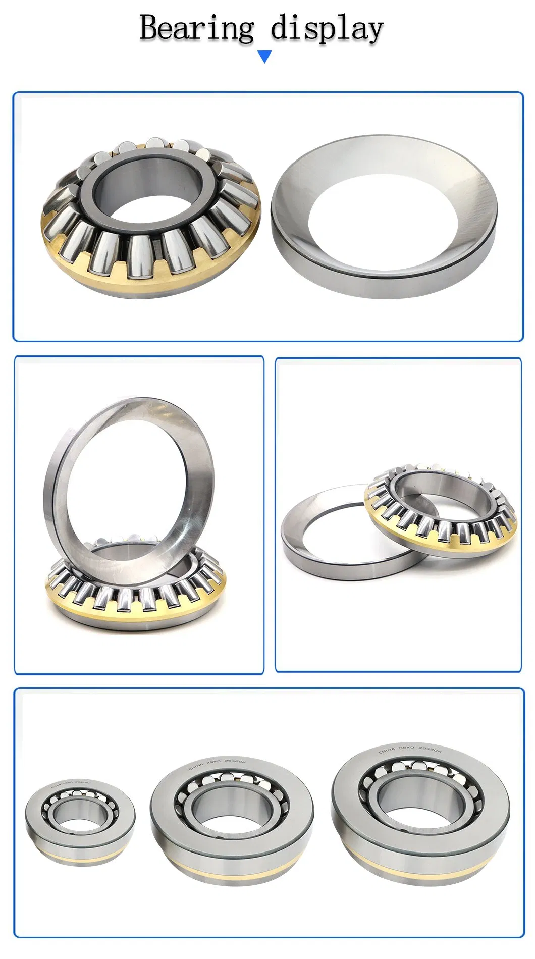 Manufacturers Direct Sales of High-Precision Flat Thrust Roller Bearing 29326m 29328m 29330m 29332m 29334m High Speed Bearing Thrust Aligning Roller Bearing