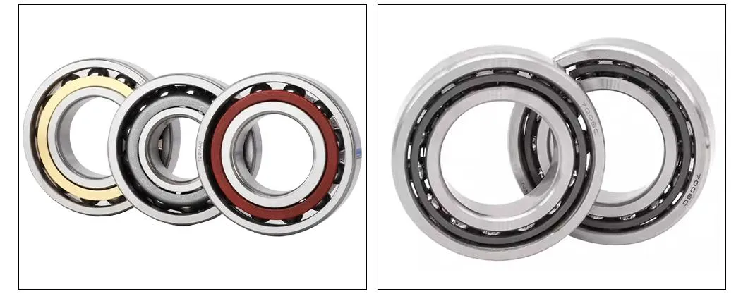 Motorcycle Gear Box Angular Contact Ball Bearing 7012 7013 7014ctynsulp4 High Precision Single Row Angular Contact Ball Bearing
