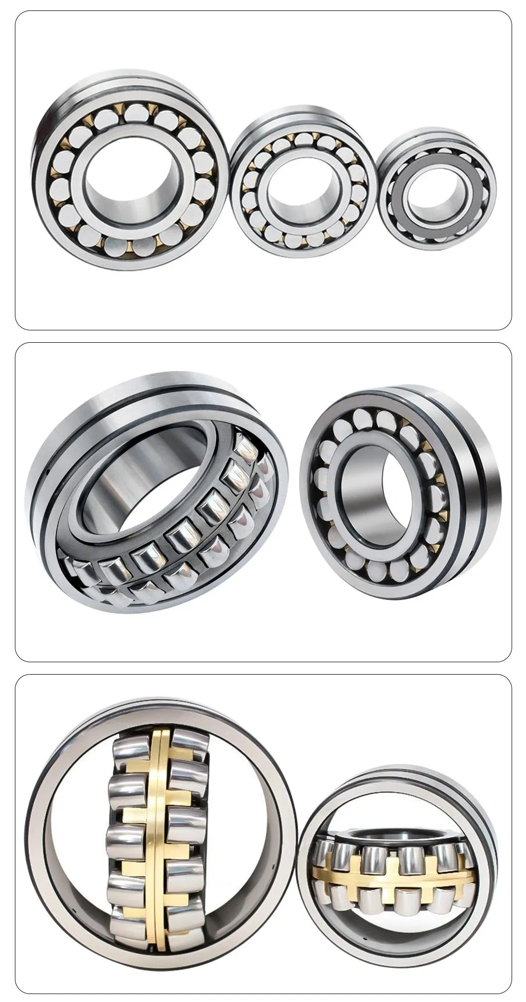 Aligning Spherical Roller Bearing 22205 22206 22207ca/Cc/Cak/Cck/MB/Ma/E/E1 High Quality Self-Aligning Roller Bearing High Speed Spherical Bearing