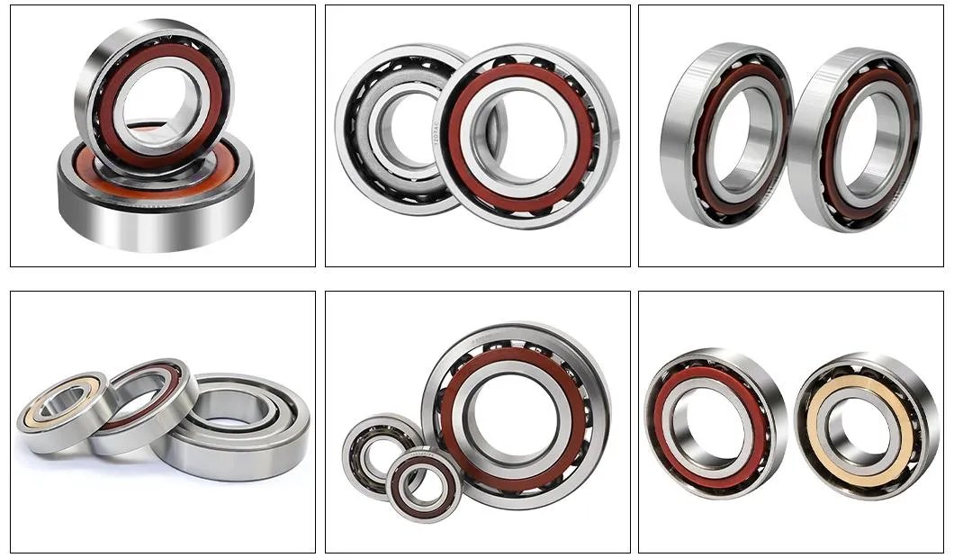 Bearings Steel Motorcycle Parts Motor Bearing 7200AC 7201AC 7202AC Single/Double Row Angular Contact Ball Bearing Automobile Bearing