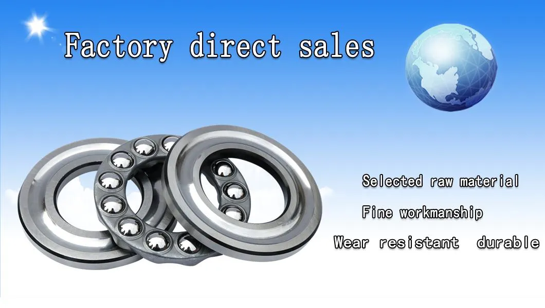 Flat Thrust Ball Bearing Thrust Ball Bearings Pressure Bearing 51115 51116 51117 51118 51120 Automotive Mechanical Bearing Thrust Ball Bearing