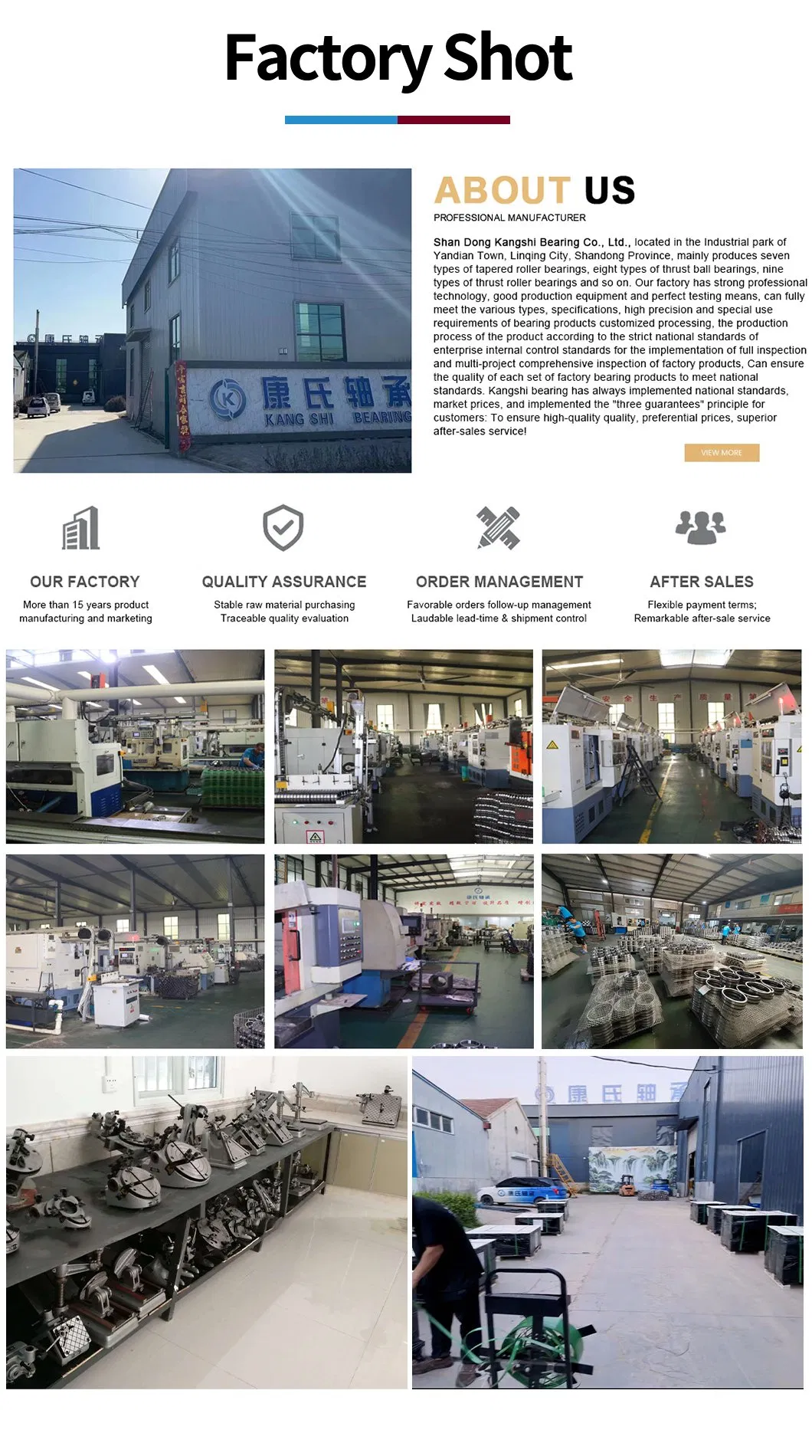 1688manufacturers Supply Long Life Thrust Cylindrical Roller Bearings 81209m 81210m 81211 M 81212m 81213mbearings for Auto Machinery Parts Nine Types of Bearing