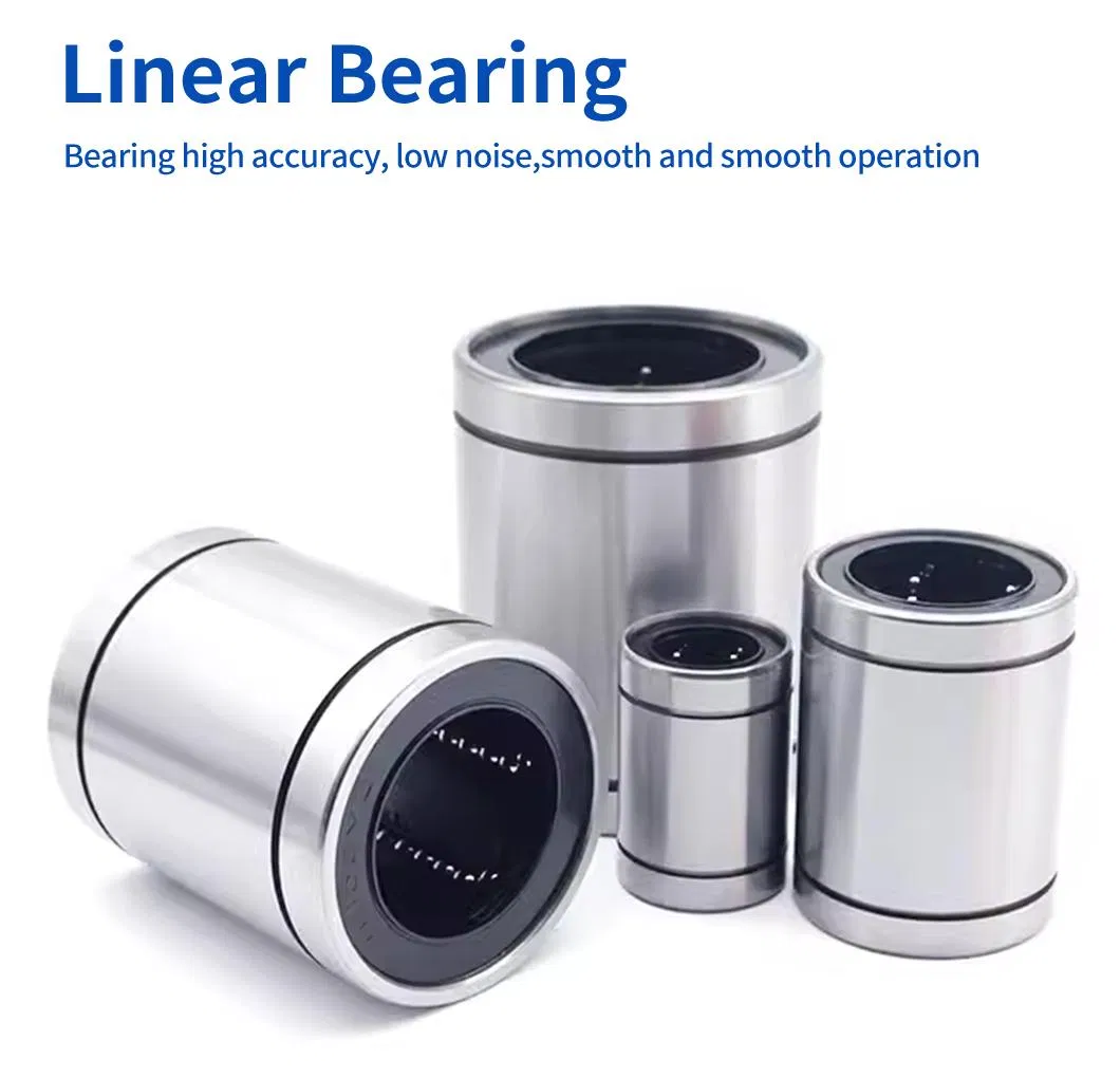 European Standard Linear Motion Bearing Lme8uu Lme12uu Lme16uu Bearing Steel Lme Series Textile Machinery Bearing Linear Bearing