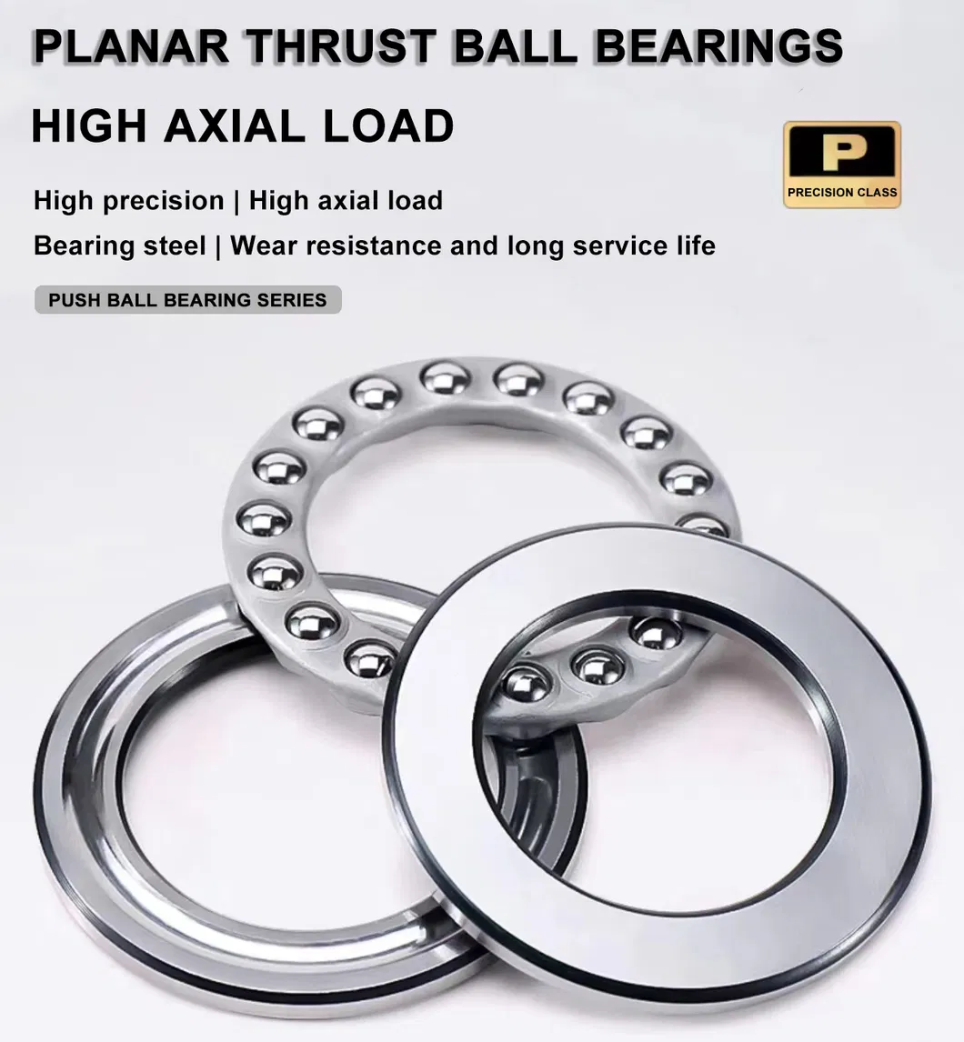 High-Precision Thrust Ball Bearings for Automotive Parts 51180m 51184m 51188m Used for Automotive Parts CNC Machine Tool Bearings Textile Machinery Bearing